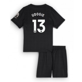 Tottenham Hotspur Destiny Udogie #13 Borta Kläder Barn 2025-26 Kortärmad (+ Korta byxor)